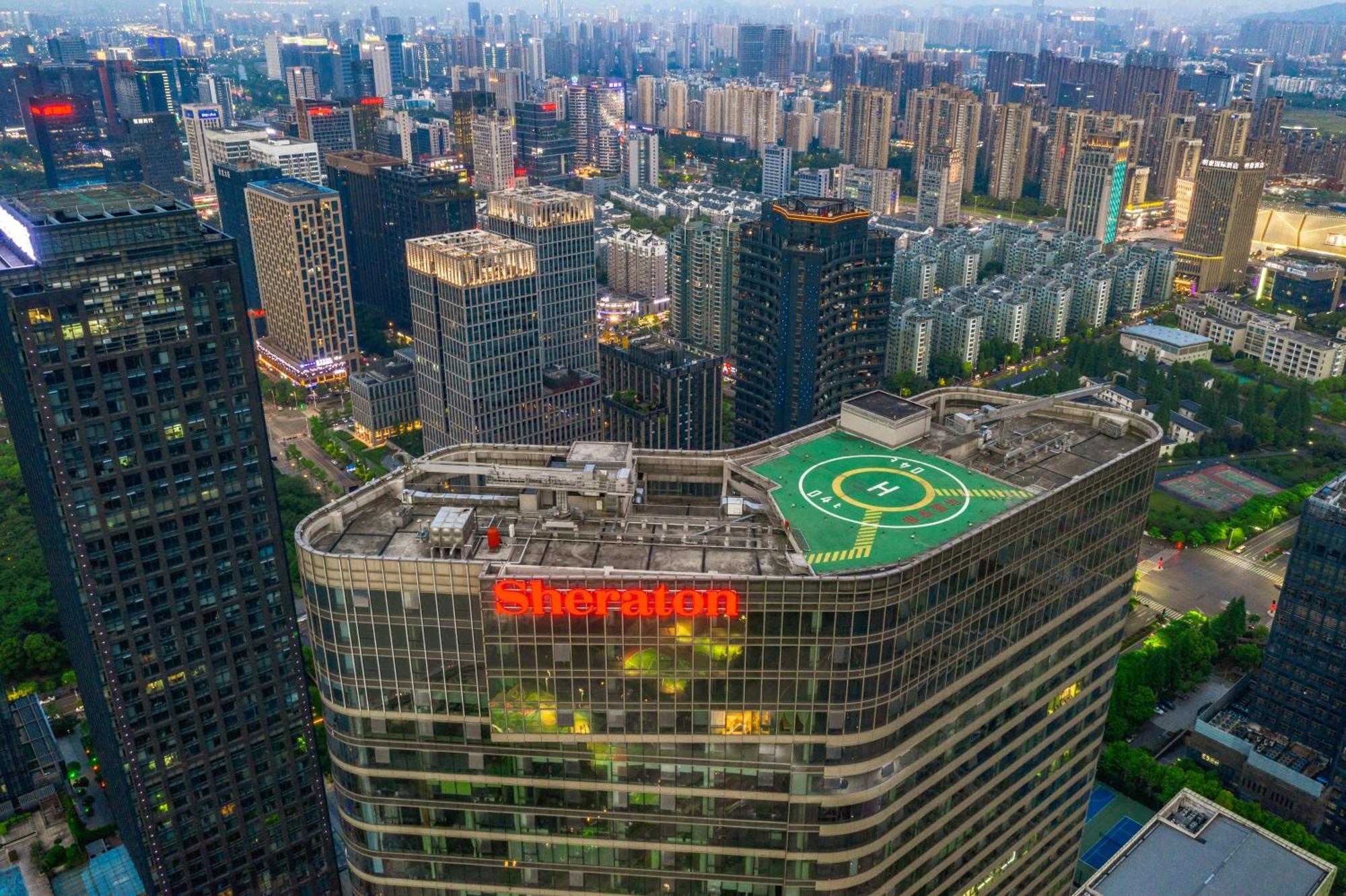Sheraton Grand Hangzhou Binjiang Hotel Extérieur photo